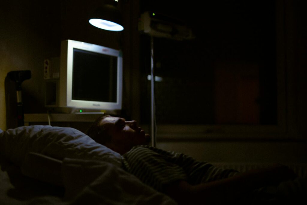L'hôpital, la nuit